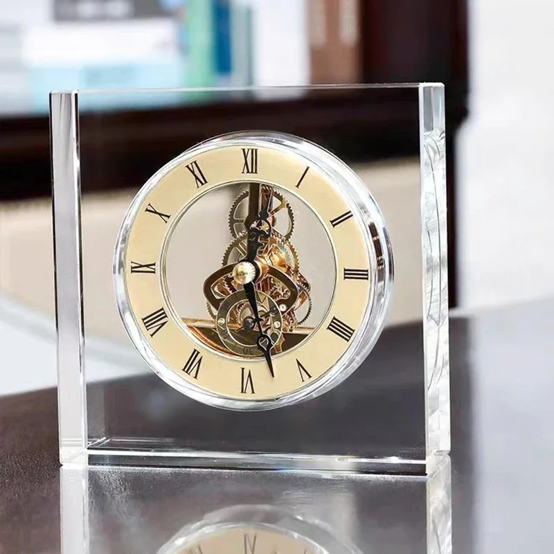 Jam Meja Kristal Senyap Mewah  - Accessories For Your Gaming Room ulasan dan harga